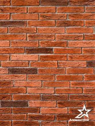 Панель композитная с УФ-печатью AF 403 Кирпич мозаика Алюминстрой Голд Стар